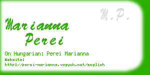 marianna perei business card